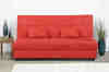 Morden microfiber,fabric red sofa bed E009#