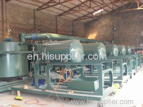 lubrication oil recycling plant