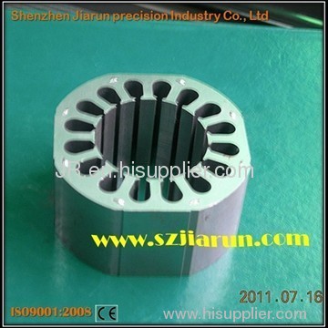 Spin juicer motor stator and rotor