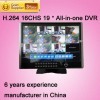 High Quality Combo LCD DVR:HK-S1916M All-In-One Video Record
