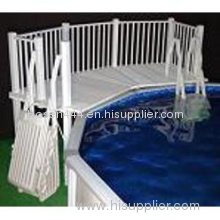 Blue Wave Resin 5' x 13' Pool Deck w/ Ladders