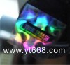 easy destructive hologram sticker, one time use hologram label