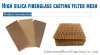 Refractory cloth filter,silica mesh casting filter