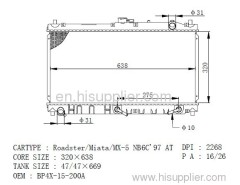 auto radiator BP4X-15-200A