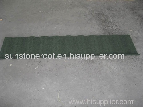 color stone coated metal roof tile