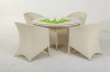 Outdoor rattan furniture dining table&chair set