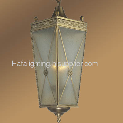 Hot-selling outdoor and indoor copper hanging lamp,Decrative brass hanging lamp
