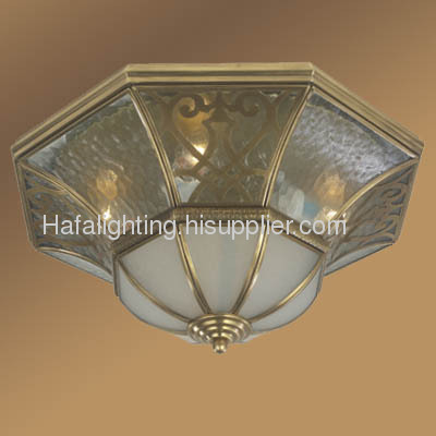 Newest style copper ceiling lamp,Indoor and outdoor brass light in antique brone finish
