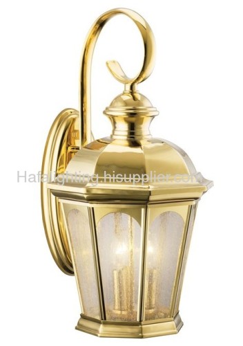High qulity best price copper wall light ,Antique Brass IP44