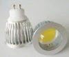 Dimmable COB 3W GU10 5000k day white 240LM LED spot lamp