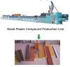 Wood plastic composite profile extrusion line