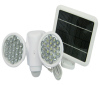 Solar powered LED garden light with PIR sensor