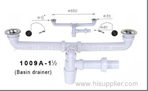 Hot sell in Egypt,middle east and Africa Basin drainer,Double Trap.