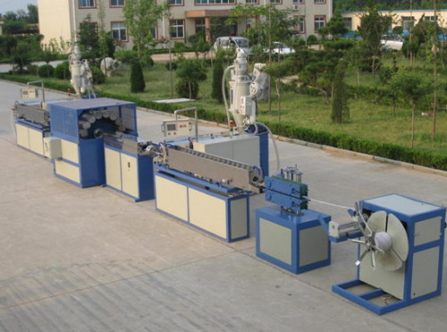 PVC fiber reinforced hose extrusion line