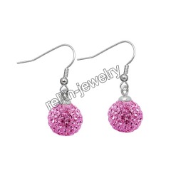 crystal ball earrings,swaroviki crystal earrings,925 silver earrings,fashion earrings,fashion studs,crystal ball studs
