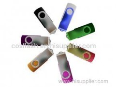 1G, 2G,4G, 8G, 16G, 32G swivel twist metal usb pen drive