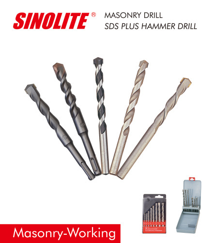 Masonry-Working SDS plus shank Hammer Drill Bits, Concrete Granite Drill Bits