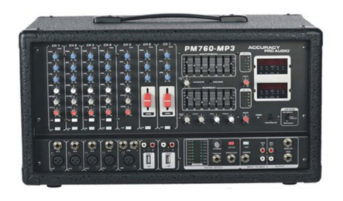 7ch Power Mixer PM760-MP3