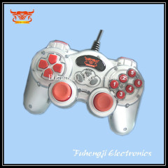Silver red attractive gamepad for pc games