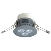 3X3W Recessed Rounded Ceiling Light