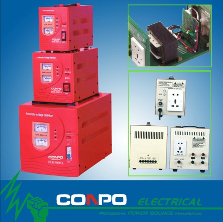 Der Relay-Type Voltage Regulator (DER-500VA, 1000VA, 1500VA, 2000VA, 3000VA, 5000VA)