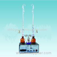 Liquid water content of petroleum products tester