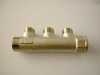 Brass 3-ways manifolds