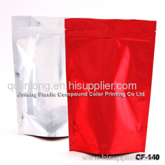 250g coffee bag with zipper and clear window