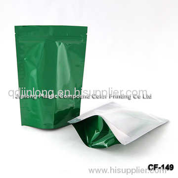 250g coffee bag with zipper and clear window