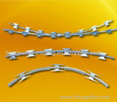 Positive or Negative Twisted Razor Barbed Wire