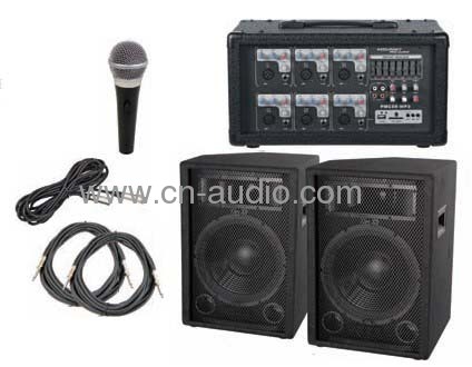 Portable Sound System with USB/SD/LCD
