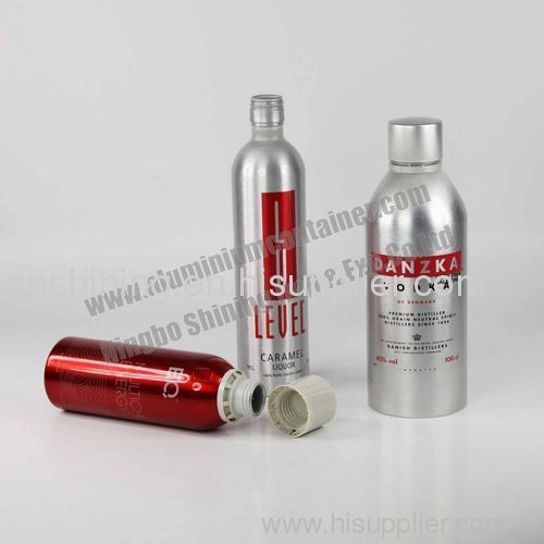 aluminum spirit bottle