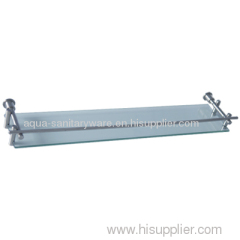 Stainless Steel Glass Shelf of Bathroom