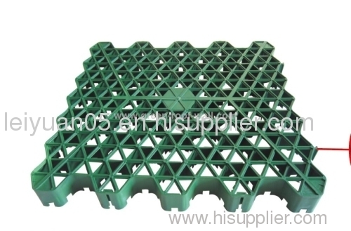 Green Plastic Grass Grid