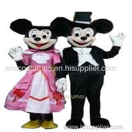 wedding dress costume, costume for party, cartoon costumes,mickey mouse mascot costume,