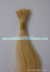 Prebonded I tip hair extensions body weave