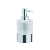 Stainless steel refillable soap dispenser