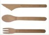 wooden fork and knife