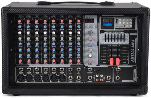 500Watts 8-Channel Powered Mixer PM780A-MP3