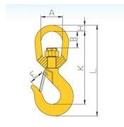 DS 040 G80 Swivel Hook With Latch Dawson China Manufacturer