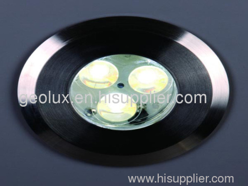 Aluminum LED Wall or In Ground Recessed Light