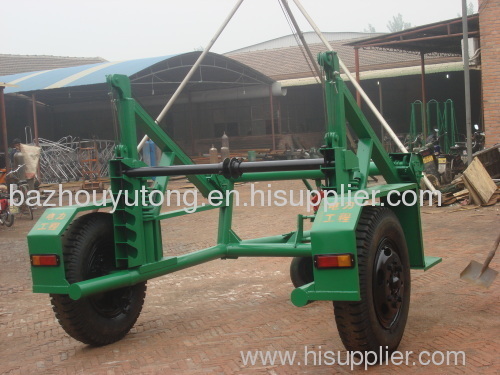 Cable drum trailer/cable drum stands