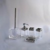 Stainless steel toilet brush holder