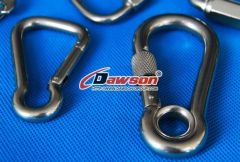 Stainless Steel Snap Hooks Spring Hook With Eyelet Screw China Manufacturer