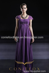 sell simple women costume dresses,purple simple long cap sleeve costume dresses 56625