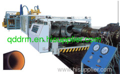 PVC double wall corrugated pipe extrusion line