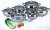 Indonisia 12-piece Stainless Steel Cookware Set
