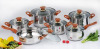 Dubai 12-piece Stainless Steel Cookware Set