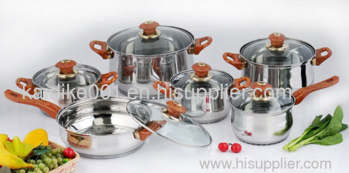 Dubai 12-piece Stainless Steel Cookware Set