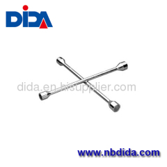 Chrom plated 4 Way Lug Wrench